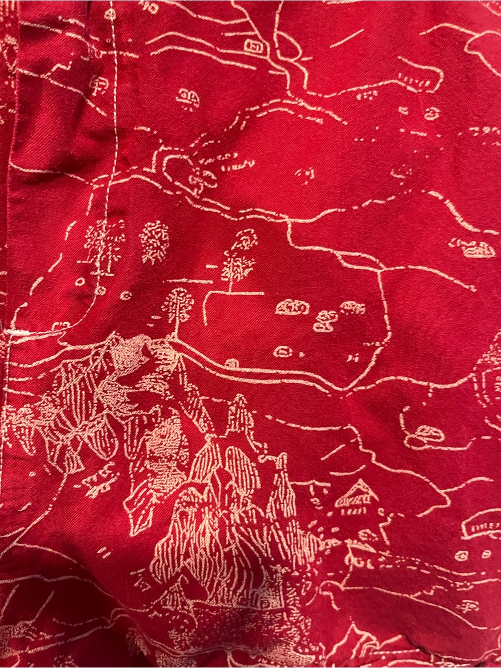 Anthropologie Base Weight Daily Practice Shorts Asian Toile - Picture 6 of 11
